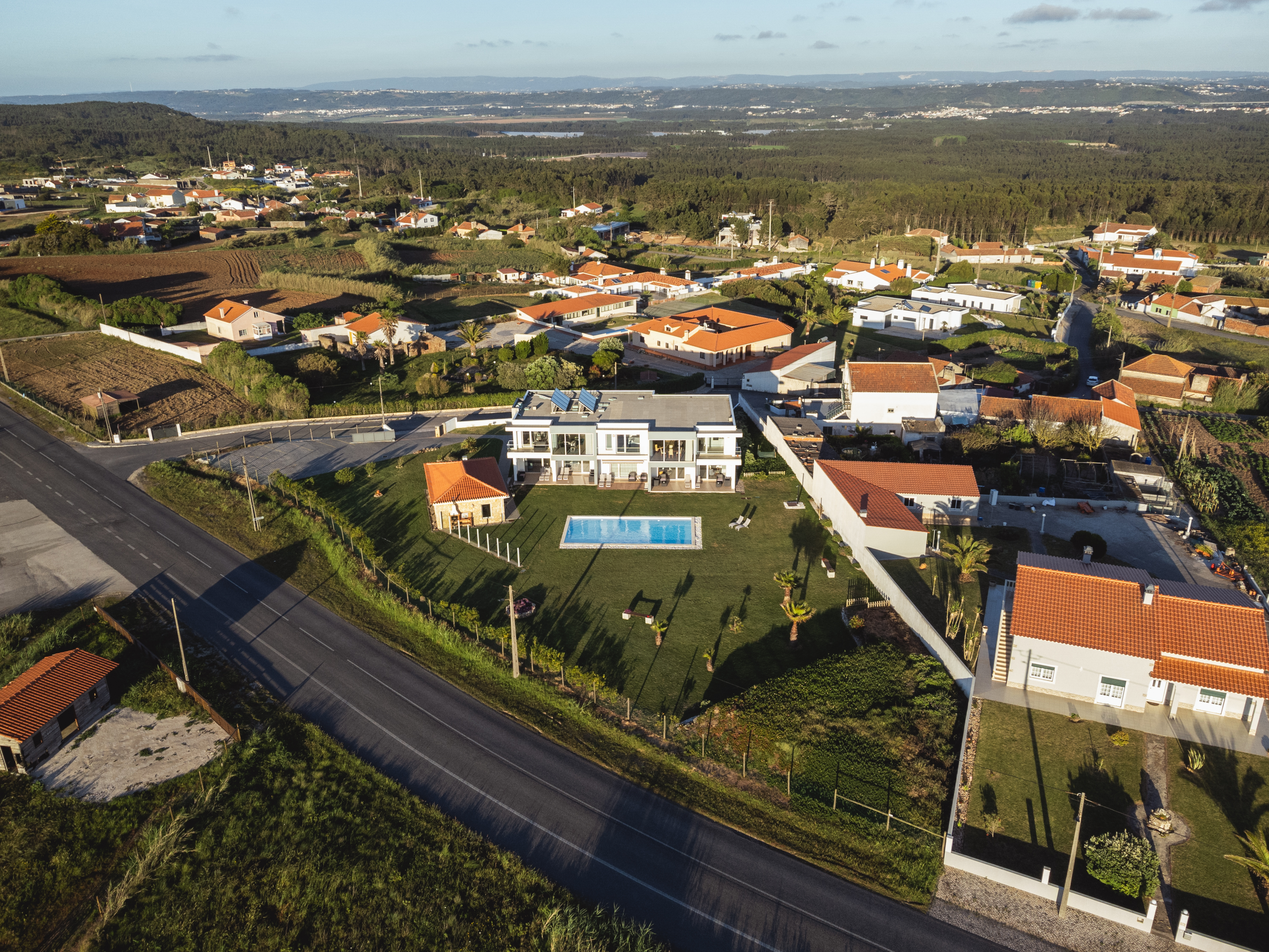 Aerial view of Silverside Holidays
